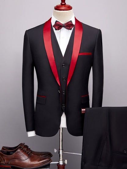 Stacey B's Men's Stylish Lapel Collar Business Suit