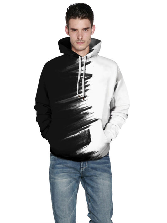 Stacey B's Men's Dropped Shoulder Knit Hoodie with Pocket