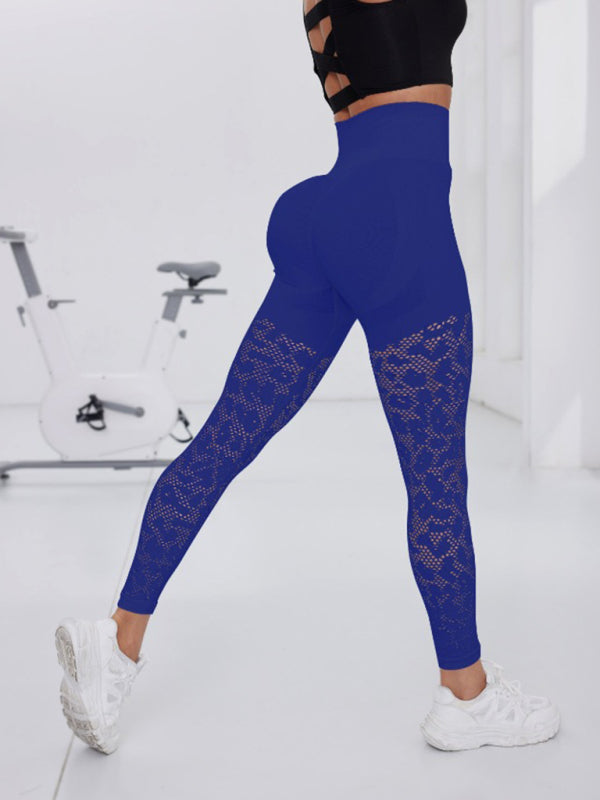 Stacey B's Double Butt Lift Yoga Pants Seamless Hollow Out Fitness Pants Leggings Sports Pants