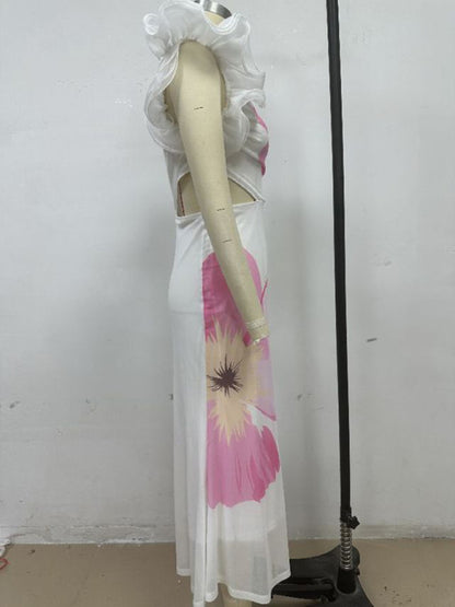 Stacey B's Fashion one shoulder slim dress