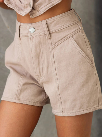 Stacey B's Ladies new denim jacket vest shorts set