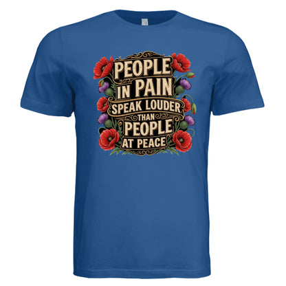 Solid True Royal Triblend - FRONT