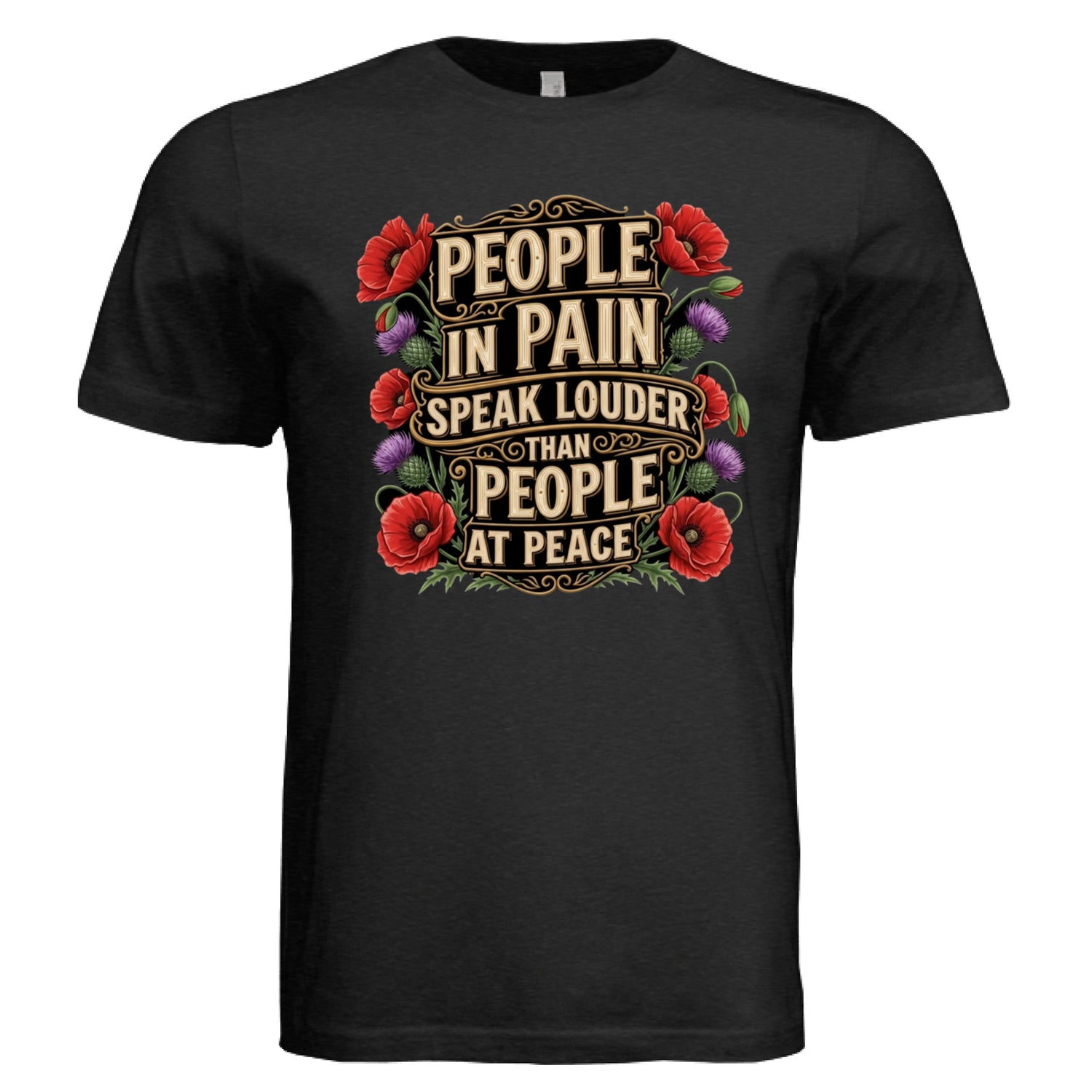 BLK HTHR TRIBLND - FRONT