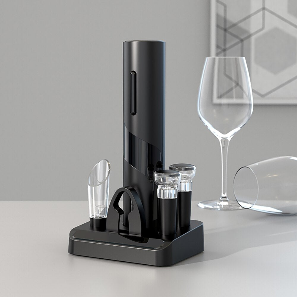 Stacey B's One-click Electric Wine Bottle Opener