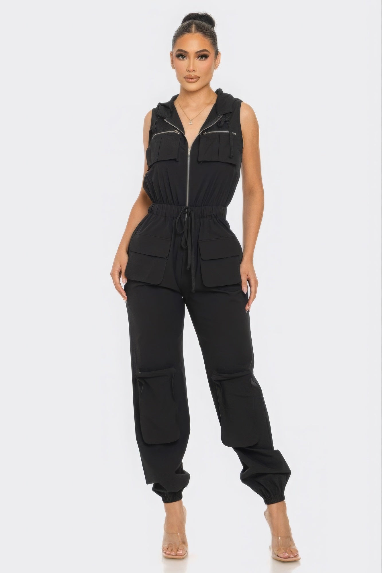 Stacey B's Cargo Jumpsuit