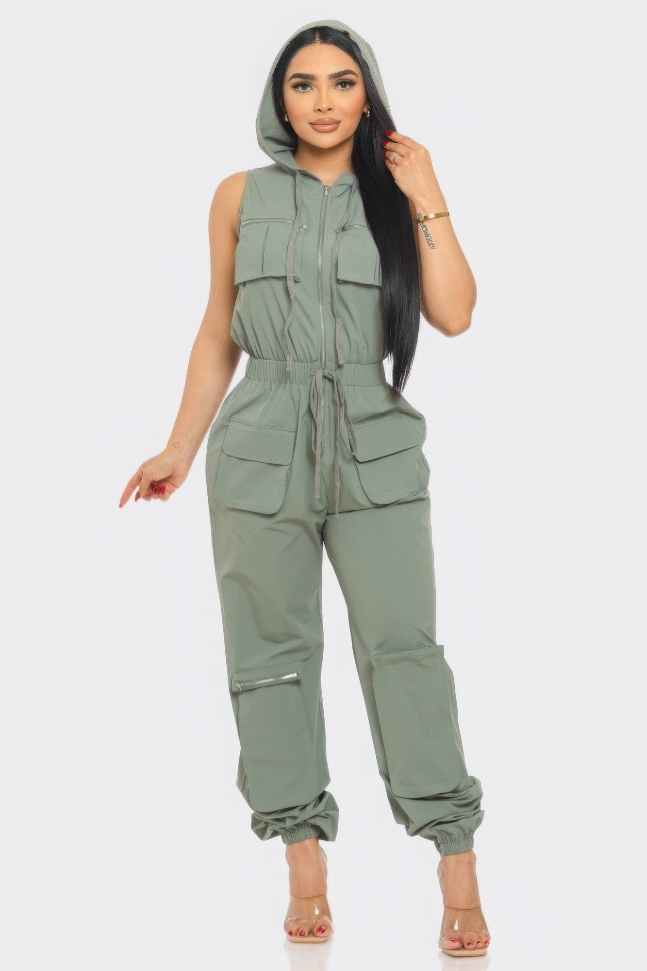 Stacey B's Cargo Jumpsuit