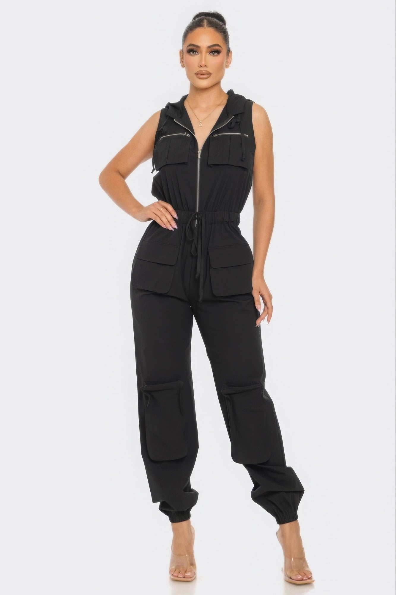 Stacey B's Cargo Jumpsuit