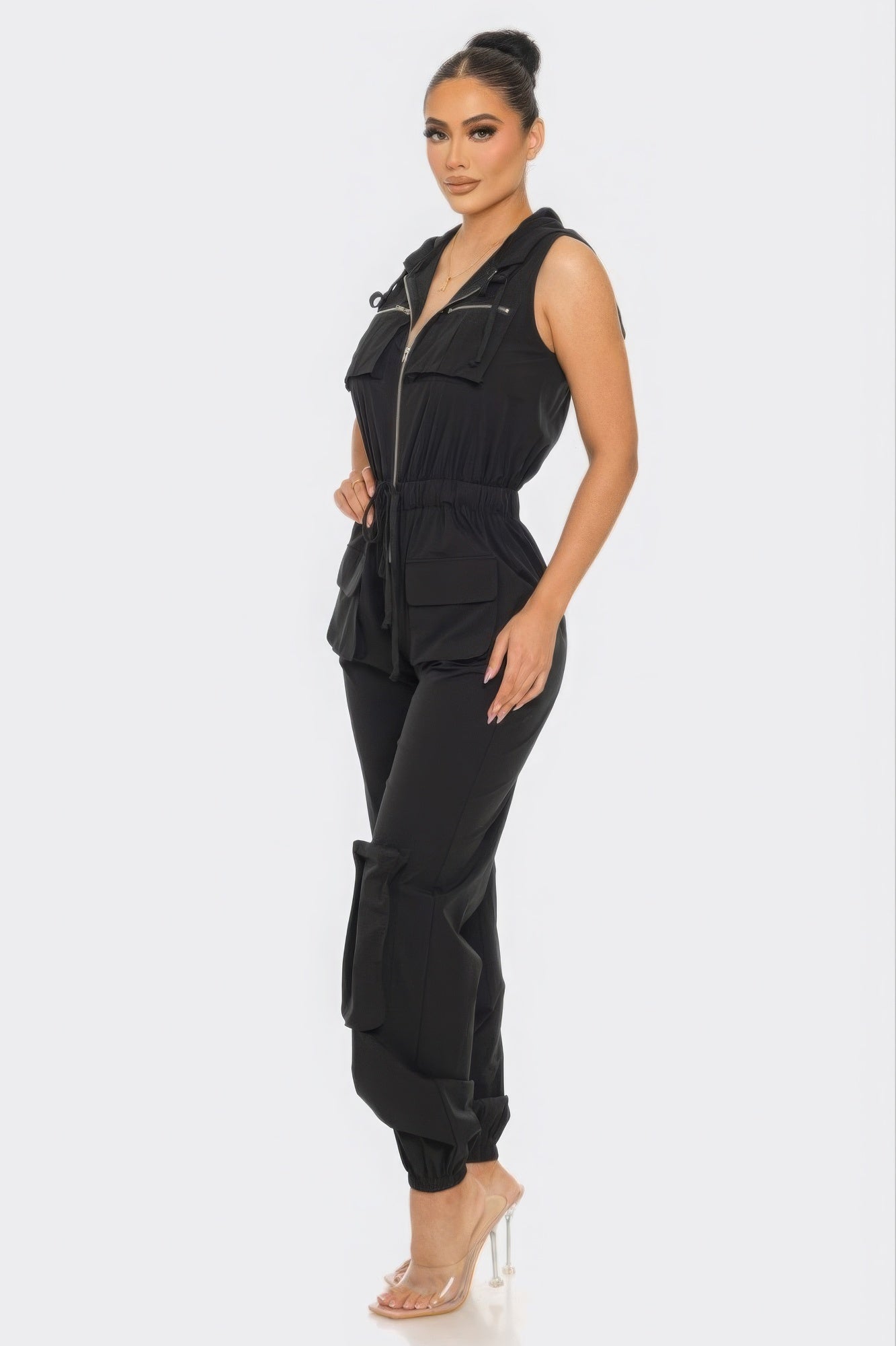 Stacey B's Cargo Jumpsuit