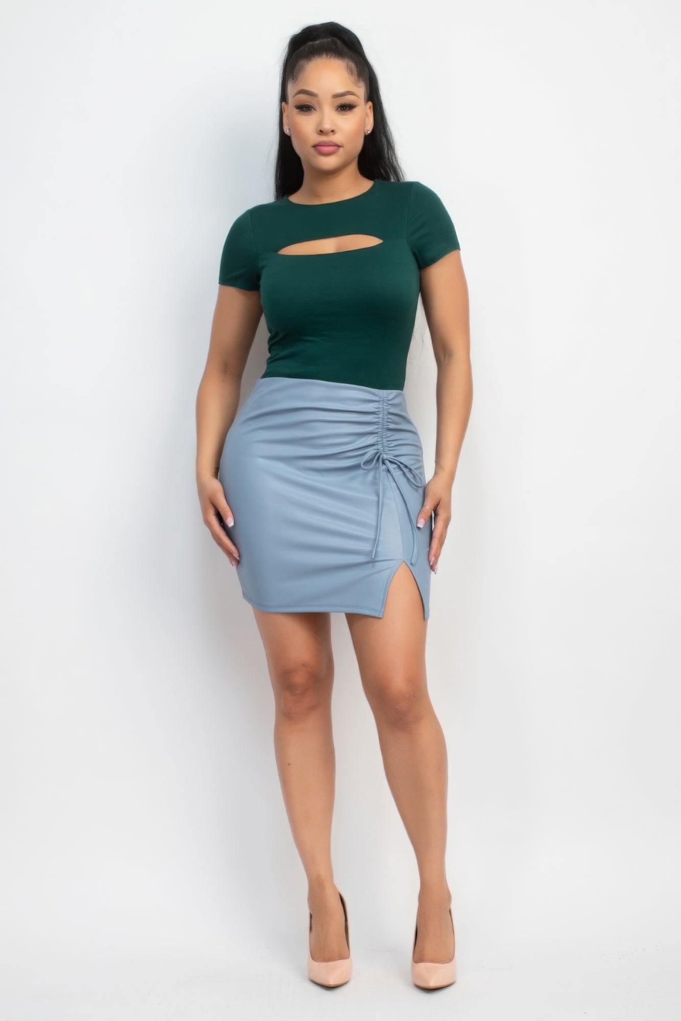 Stacey B's Cut-out Double Layer Top