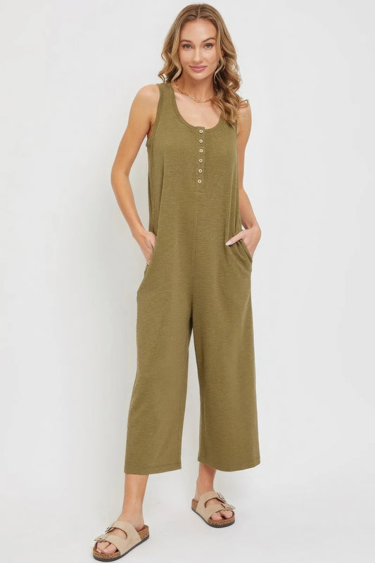 Stacey B's Buttondown Jumpsuit