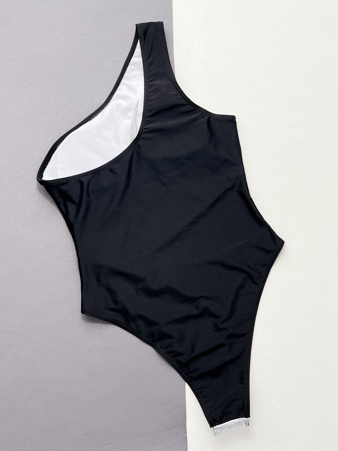 Stacey B's Contrast Panel One-Piece Swimsuit