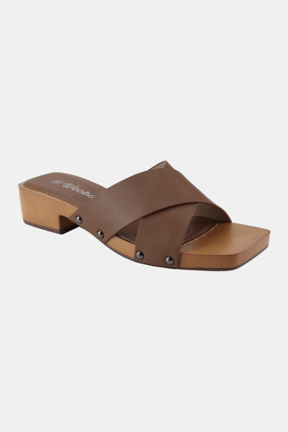 Stacey B's Weeboo Step Into Summer Criss Cross Wooden Clog