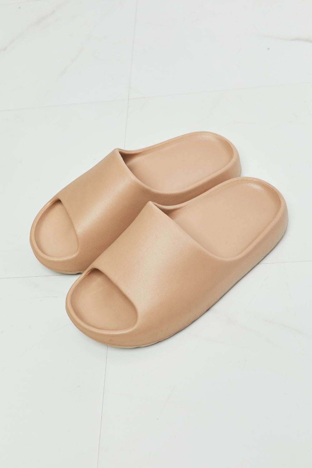 Stacey B's Nook Joi In My Comfort Zone Slides in Beige