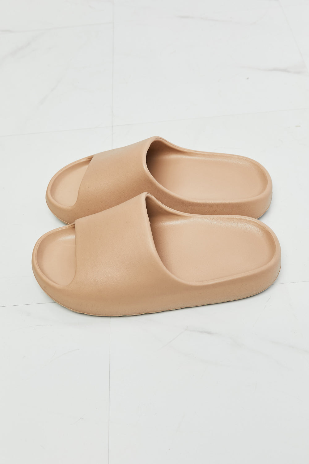 Stacey B's Nook Joi In My Comfort Zone Slides in Beige